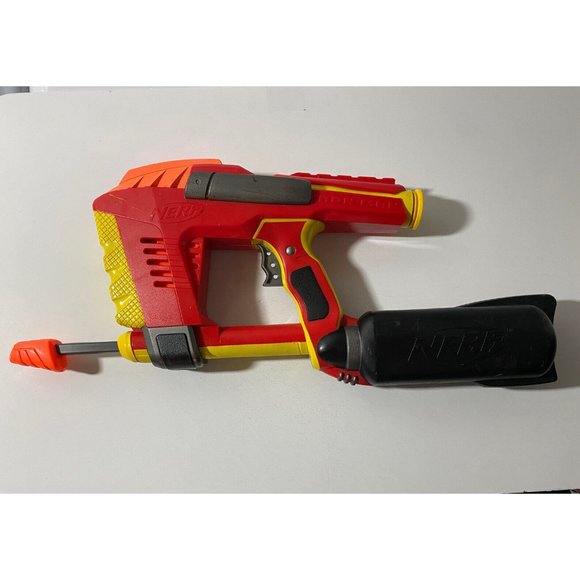 Nerf Stark Industries N.R.F. Blaster Marvel Iron Man Magstrike 2008 Vintage Toy - Picture 1 of 10